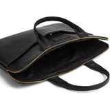 Computer sleeve i koskind med håndstropper / 17012 - Black - DEPECHE