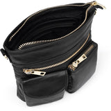 DEPECHE Cool crossbody taske i kvalitetslæder Crossover 097 Gold