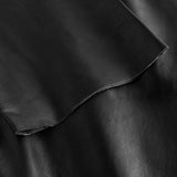 Depeche leather wear Cool loose fit Belle læderbukser i blød kvalitet Pants 099 Black