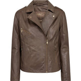 Cool Noora biker skindjakke / 50964 - Latte - DEPECHE