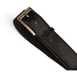 DEPECHE Cow bælte Belts 161 Dark brown
