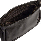 Crossover i koskind med tube - detaljer / 16926 - Dark brown - DEPECHE