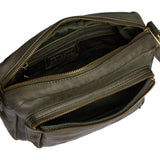 Crossover taske med front lomme / 14132 - Army Green - DEPECHE