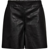 Didde skind shorts / 51440 - Black - DEPECHE