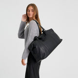 DEPECHE Eksklusiv weekendtaske Weekend Bag 226 Black/Black