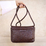 DEPECHE Elegant crossover Clutch 161 Dark brown
