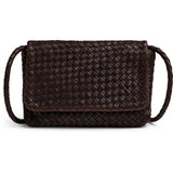 DEPECHE Elegant crossover Clutch 161 Dark brown