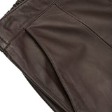 Ella MW Balloon Skindbukser / 51402 - Chocolate - DEPECHE