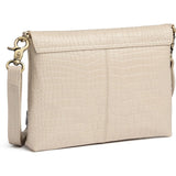 DEPECHE Fashion Favourites croco clutch i skind Clutch 325 Sand Croco