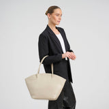 DEPECHE Fashion Favourites croco shopper i skind Shopper 325 Sand Croco