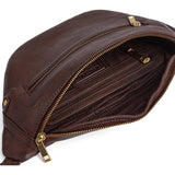 Feminin bumbag i blød skindkvalitet / 12346 - Coffee - DEPECHE