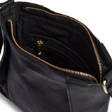 DEPECHE Feminint skind crossover taske Cross over 099 Black