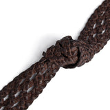 Flettet bælte / 17316 - Winter Brown / Brass - DEPECHE