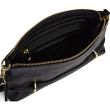 DEPECHE Golden Chic clutch i kalveskind Clutch 099 Black