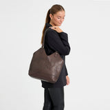 Golden Chic håndtaske / 17260 - Coffee - DEPECHE