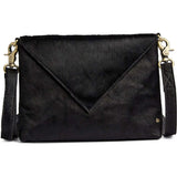 Hair - on skind clutch / 16798 - Jet Black - DEPECHE