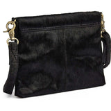 Hair - on skind clutch / 16798 - Jet Black - DEPECHE