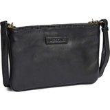 Håndflettet clutch taske i kalveskind / 17092 - Black - DEPECHE
