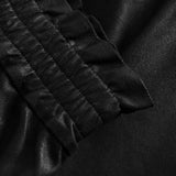 Depeche leather wear Hanna skind shorts Shorts 099 Black