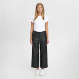 HW Regular fitting Boa læderbukser / 51142 - Black - DEPECHE