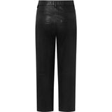 HW Regular fitting Boa læderbukser / 51142 - Black - DEPECHE