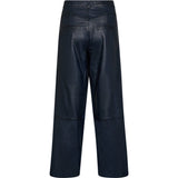 HW Regular fitting Boa læderbukser / 51142 - Midnight Blue - DEPECHE