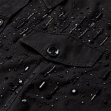 Depeche Clothing Janet jakke med smukke detaljer Jackets 099 Black