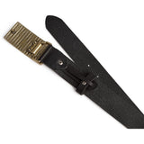 Jeansbælte / 17398 - Black/Brass - DEPECHE