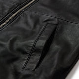 Depeche leather wear Jila Biker Blazer Blazer 099 Black