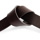 Klassisk jeans bælte i lækker skindkvalitet / 15862 - Dark brown - DEPECHE