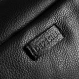 DEPECHE Klassisk kosmetiktaske i blødt læder Accessories 099 Black