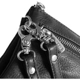 DEPECHE Klassisk lille taske/ clutch i blødt læder Small bag / Clutch 099 Black