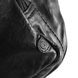 DEPECHE Klassisk must-have bumbag i skind Bumbag 226 Black/Black