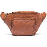 Klassisk must-have bumbag i skind / 13396 - Cognac - DEPECHE