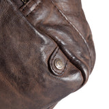 DEPECHE Klassisk must-have bumbag i skind Bumbag 068 Winter brown