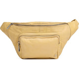 Klassisk must - have bumbag i skind / 13396 - Yellow - DEPECHE