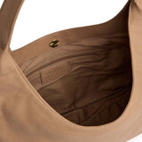DEPECHE Klassisk skuldertaske i kalveskind Shoulderbag / Handbag 156 Camel