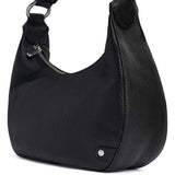 DEPECHE Klassisk skuldertaske i kalveskind Shoulderbag / Handbag 099 Black