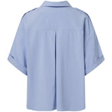 Depeche Clothing Kortærmet oversize Fay skjorte Shirt 029 Blue