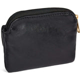 Kreditkortholder i lammeskind med logo / 17192 - Black - DEPECHE