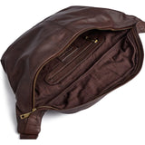 Læder bumbag / 15234 - Coffee - DEPECHE