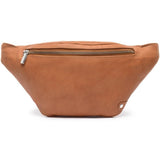 DEPECHE Læder bumbag i klassisk design Bumbag 014 Cognac