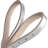 DEPECHE Læderbælte i klassisk look Belt 098 Silver