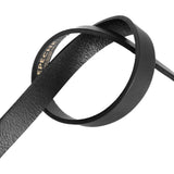 DEPECHE Læderbælte med smukt bæltespænde Belt 099 Black