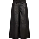 Depeche leather wear Lauren 7/8 dels skindbuks Pants 099 Black
