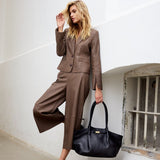 Lauren MW 7/8 Skindbuks / 51404 - Taupe - DEPECHE