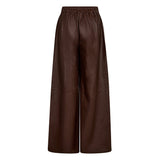Depeche leather wear Lauren MW Full Lenght Skindbuks Pants 106 Coffee