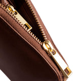 DEPECHE Lille enkel pung i blødt skind Purse / Credit card holder 133 Brandy