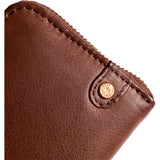 DEPECHE Lille enkel pung i blødt skind Purse / Credit card holder 133 Brandy