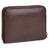 DEPECHE Lille enkel pung i blødt skind Purse / Credit card holder 106 Coffee